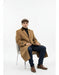 Chesterfield Camel Overcoat With Brown Velvet Collar - Cashmere Blend Topcoat - Full Length Overcoat