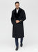 Mens Full Length and Cashmere Overcoat - Winter Topcoats - Black Coat