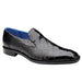 Belvedere Genova Men's Genuine Alligator Black Slip-On Loafer