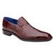Belvedere Genova Burgundy Alligator Slip-On Loafer for Men