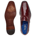 Belvedere Genova Burgundy Alligator Slip-On Loafer for Men