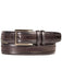 Mezlan Belts Brand Men's Genuine Calfskin Grey Skin Belt