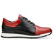 Belvedere Titan Black/Red Crocodile & Calfskin Sneakers