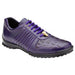 Belvedere Astor Genuine Crocodile & Calfskin Purple Sneakers