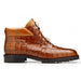 Belvedere Gallardo Genuine Crocodile Leather Ankle Boots with Antique Sport Tractor Sole