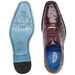 Belvedere Orlando Genuine Ostrich Quill Men's Dress Shoes – Antique Burgundy
