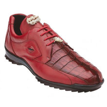 Genuine Red Hornback Crocodile Leather Sneakers – Belvedere Vasco