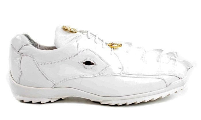Belvedere Mens Genuine Hornback Gator Sneaker Vasco 336122 - Image 2
