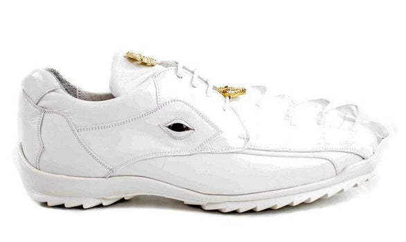 Belvedere Mens Genuine Hornback Gator Sneaker Vasco 336122 - Image 2