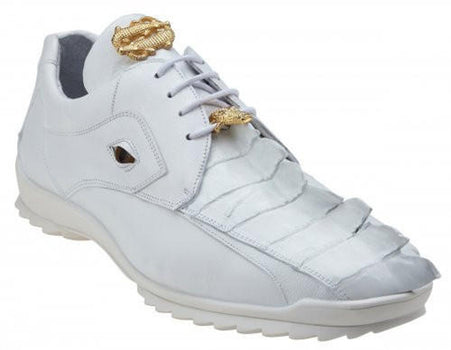 Belvedere Mens Genuine Hornback Gator Sneaker Vasco 336122