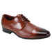Giorgio Venturi Leather Cap Toe Lace Up Brogue Dress Shoes