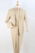 Apollo King "Classic Fit Men's Two Button Vested Suit with Pleated Pants - Tan"