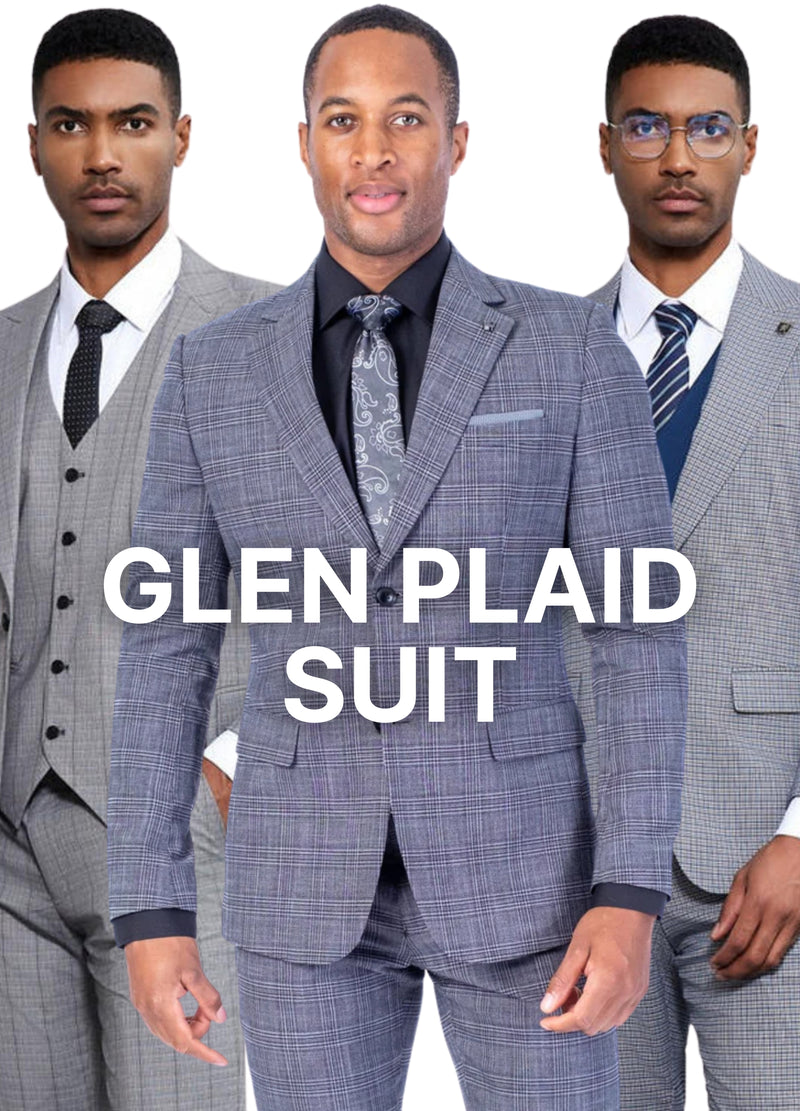 glen plaid suits