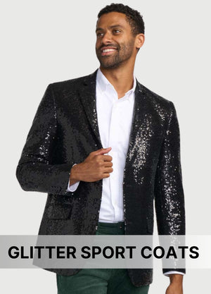 Glitter Sport Coats – Dazzling Shine for Show-Stopping Style