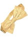 Men's Polyester Gold Paisley Pattern Tuxedo Bowtie