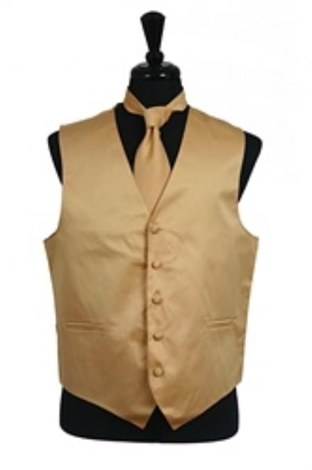 Men's 4 Piece JQD Groomsmen Dress Tuxedo Wedding Vest ~ Waistcoat ~ Waist coat  Set (Bow Tie, Neck Tie, Hanky) Fuchsia ~ fuschia ~ hot Pink - Men's Neck Ties - Mens Dress Tie - Trendy Mens Ties main image 0