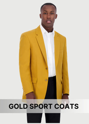 Gold Sport Coats – Bold Shine for Luxurious Statements
