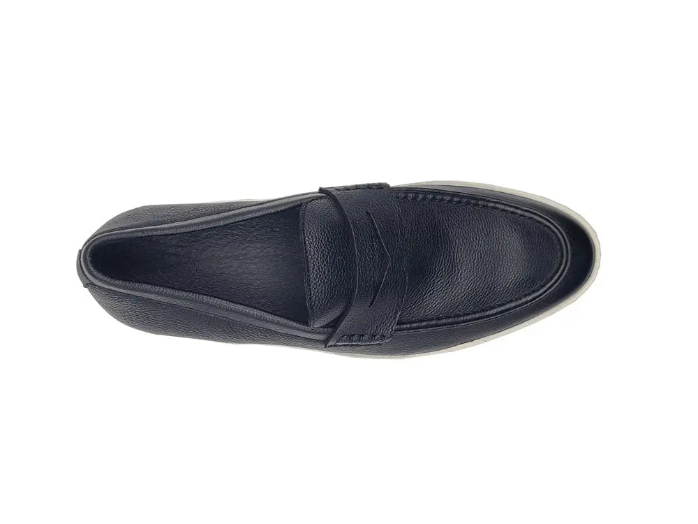 Carrucci Burnished Penny Loafer Sneaker - Patina Leather