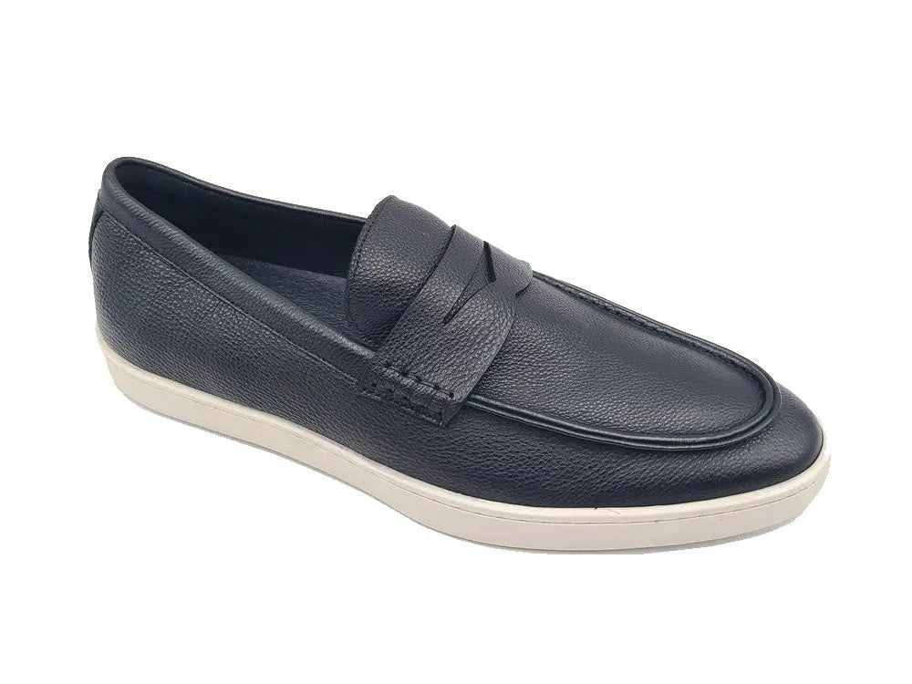 Carrucci Burnished Penny Loafer Sneaker - Patina Leather