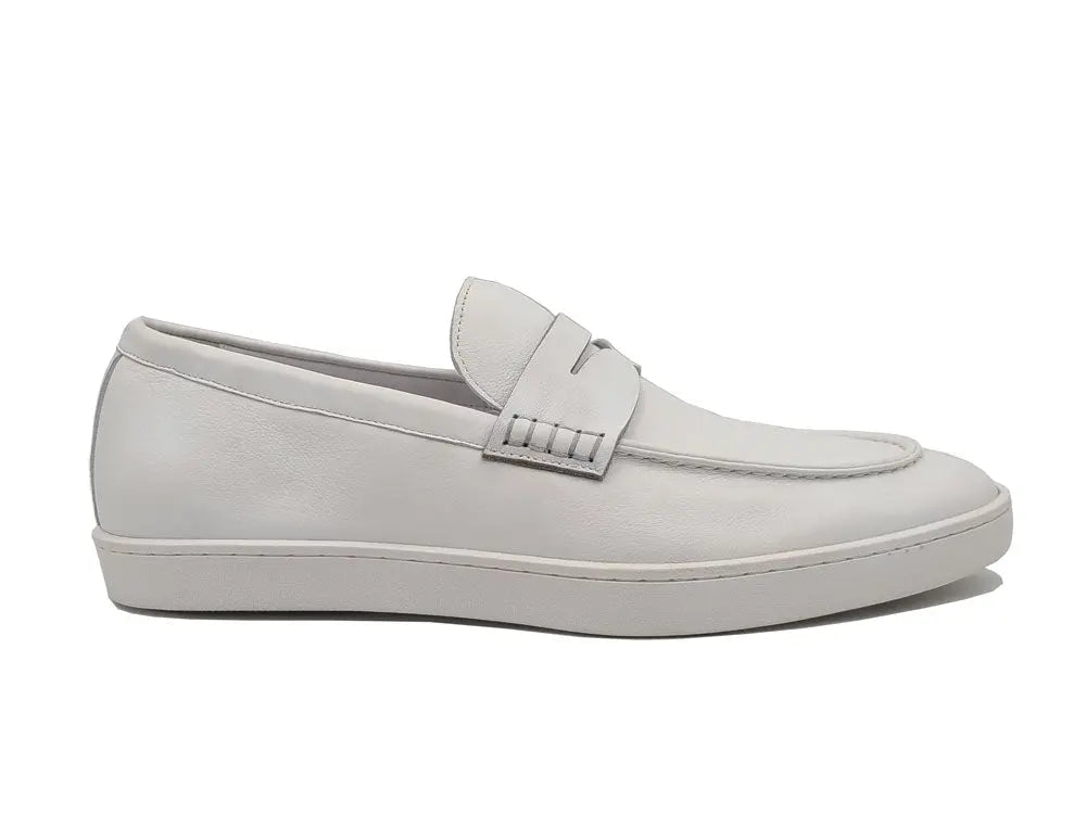 Carrucci Burnished Penny Loafer Sneaker - Patina Leather