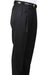Gray Pleated Pants Lined Trousers Unhemmed Unfinished Bottom For Men's