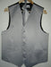 SILVER GRAY DRESS TUXEDO WEDDING Vest ~ Waistcoat ~ Waist Coat & TIE SET Buy 10 Of Same Color Tie For $25 Each - Men'S Neck Ties - Mens Dress Tie - Trendy Mens Ties