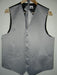 SILVER GRAY DRESS TUXEDO WEDDING Vest ~ Waistcoat ~ Waist Coat & TIE SET Buy 10 Of Same Color Tie For $25 Each - Men'S Neck Ties - Mens Dress Tie - Trendy Mens Ties