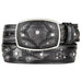 Men's Burnished Gray Original Eel Skin Fashion Western Belt