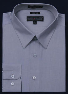 Affordable Clearance Cheap Mens Dress Shirt Sale Online Trendy - Slim Fit Gray Color Men's Dress Shirt