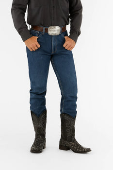 Gray & Black European Square Toe Men’s Boot