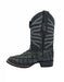 Los Altos Men's Gray Genuine Pirarucu Wide Square Toe Boot