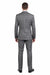 Gray Plaid Suit - Vested Suit - 3 Piece Suits - Peak Lapel Suits - Windowpane Suit - 2 Button