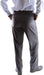 Men's Super 150's Poly/Viscose Wool Feel Single Breasted 2 Button Gray Suit