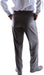 Men's Super 150's Poly/Viscose Wool Feel 2 Button Gray Suit by Caravelli