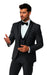 Gray Slim Fit Tuxedo 3 Piece with Satin Shawl Collar Vest