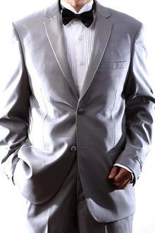 Caravelli Men's Slim Fit Gray 2-Button Tuxedo Suit