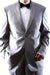 Caravelli Men's Slim Fit Gray 2-Button Tuxedo Suit