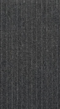Men’s Grey Pinstripe Slim Fit Wool Suit with 2 Button Jacket and Peak Lapel