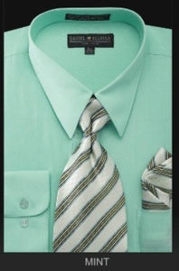 Affordable Clearance Cheap Mens Dress Shirt Sale Online Trendy - Premium Tie - Mint Green Lime Men'S Dress Shirt