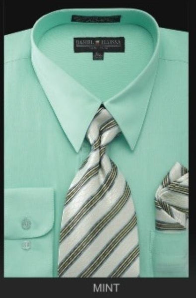mint green dress shirt Lroveb Mens Shirts Non Ironing Elastic Men's Long Sleeved Lapel Solid Color Button Shirt Magic Mint is a frosty color that can remind someone of a cool summer breeze or mint ice cream Cinch Men's Long Sleeve Solid
