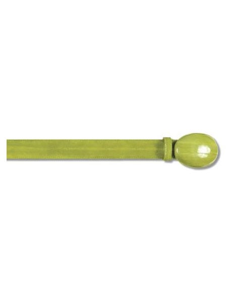 Los Altos lime mint Green All-Over Genuine Eel Belt