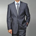 Men's Grey Teakweave 2-button Suit