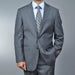 Men's Grey Tonal Shadow Stripe ~ Pinstripe 2-button 2 Piece Suits - Two piece Business suits Suit