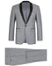 Mens 1 Button Shawl Lapel Wedding | Prom Tuxedo in Light Grey
