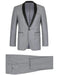 Mens 1 Button Shawl Lapel Wedding | Prom Tuxedo in Light Grey