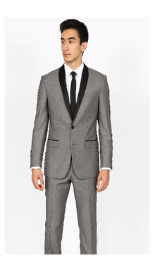 Grey Sportcoat Dinner Jacket Fashion Tuxedo For Men