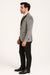 Men's Grey Velvet Tuxedo Jacket with Black Satin Lapel Suit – Mens Blazer + Black Pants