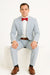 Men's Two Buttons  100% Cotton Grey/White seersucker ~ sear sucker Suit Available Big and Tall Sizes
