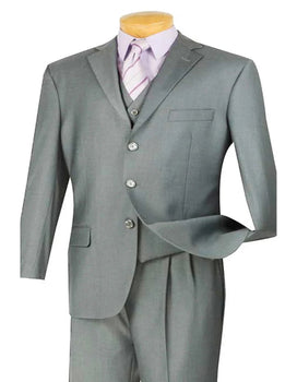 Grey Three Button Suit