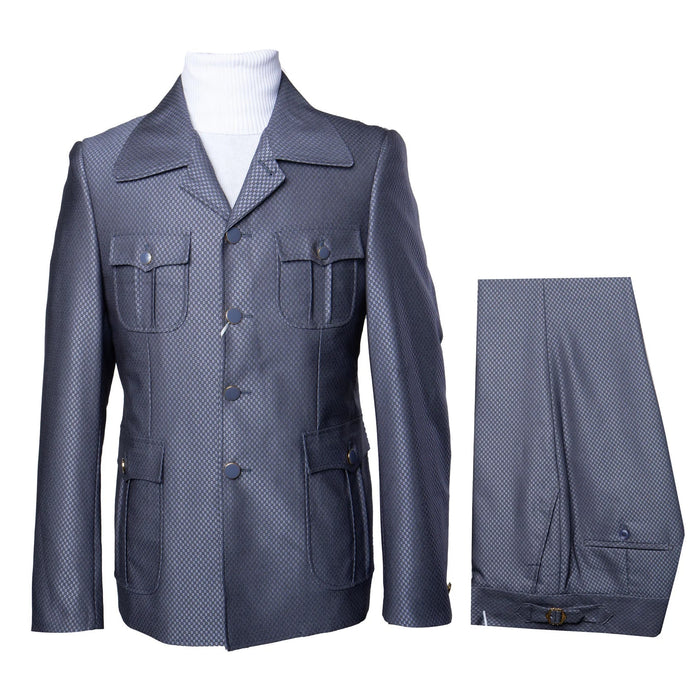 Rossi Man Duke Casual Two Piece Grey Color Suit Modern Fit